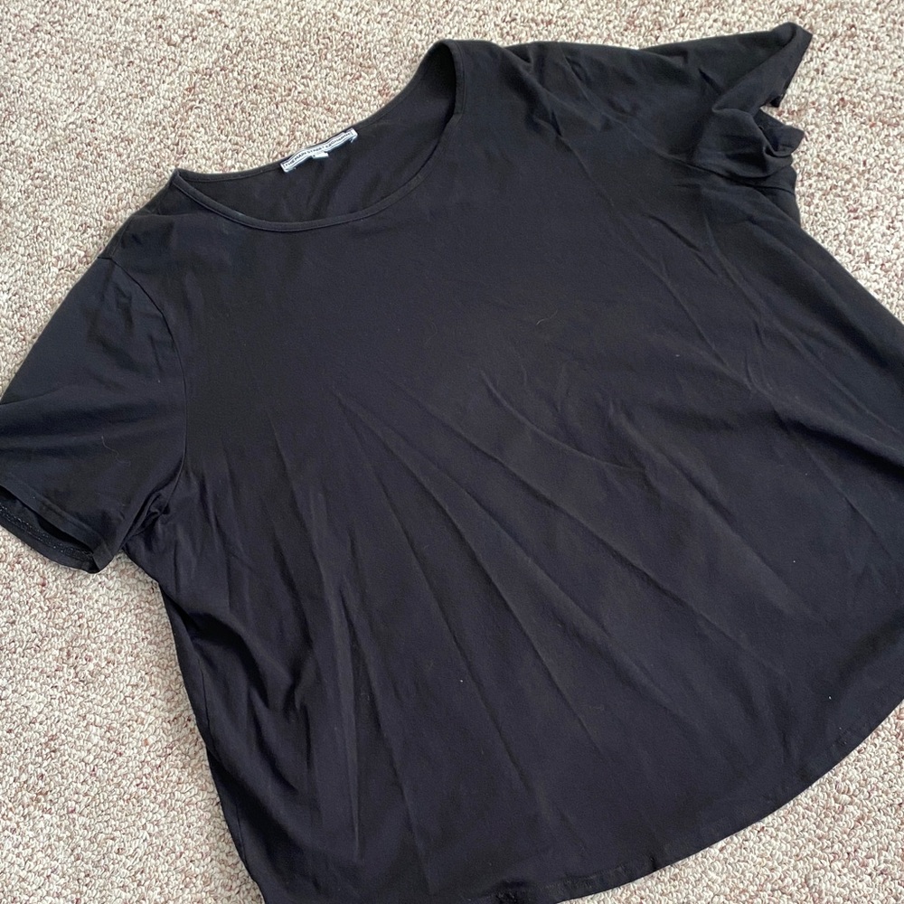 Black Short Sleeve Women's Tee